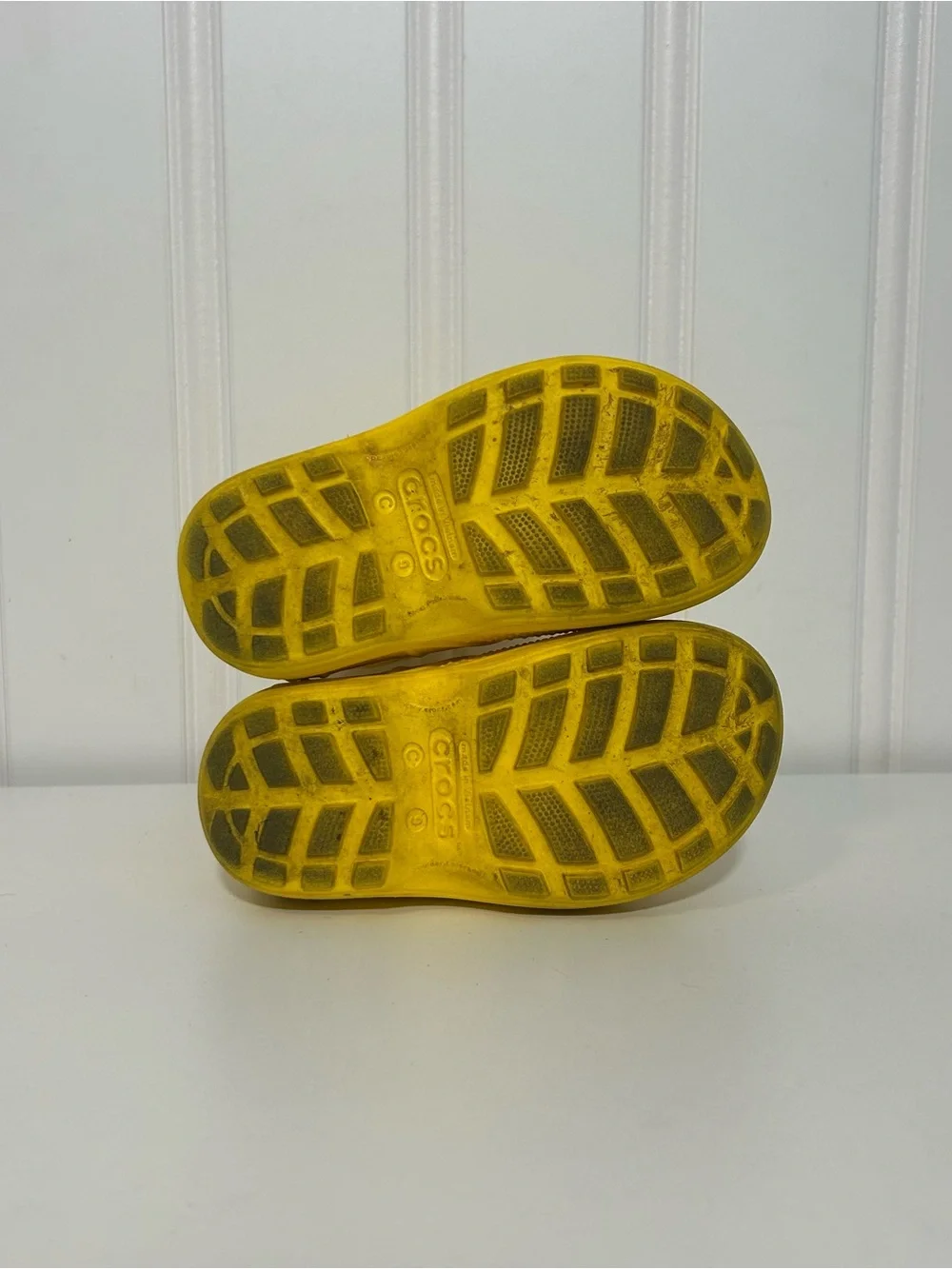 Crocs handle it Kids' Yellow Rain Boot Clog